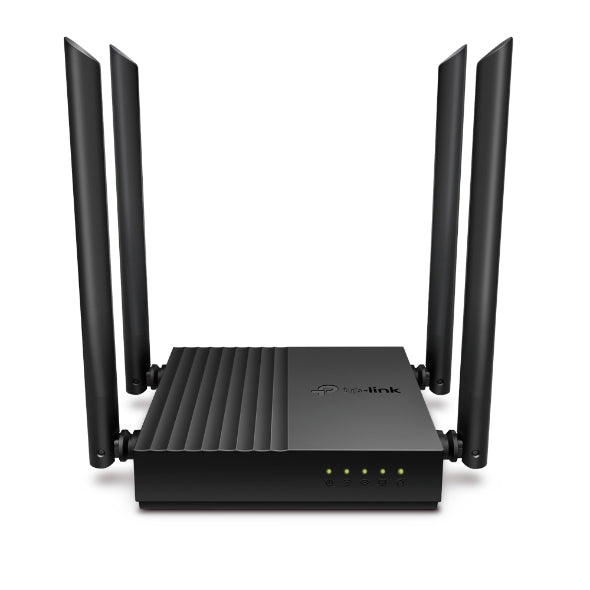 Routeur TP-Link Archer A64 AC1200 WiFi MU-MIMO — vue face — Maroc